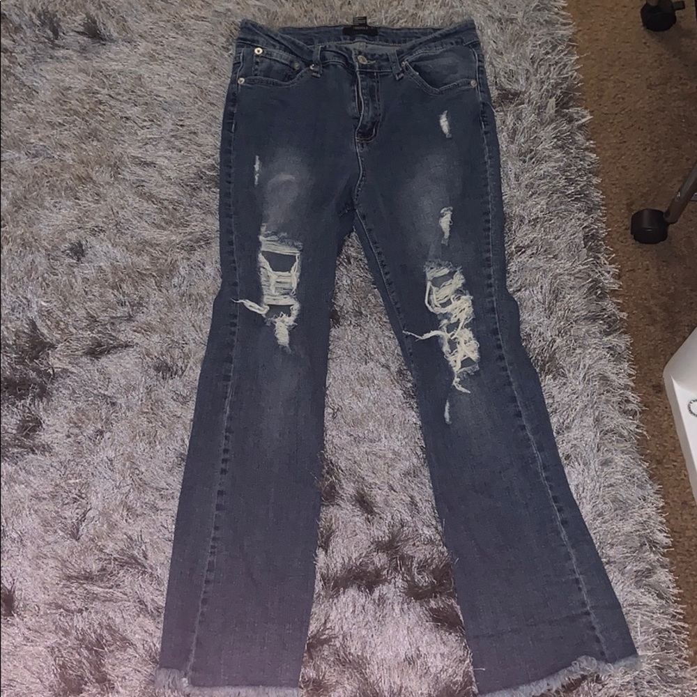 Forever 21 ripped jeans